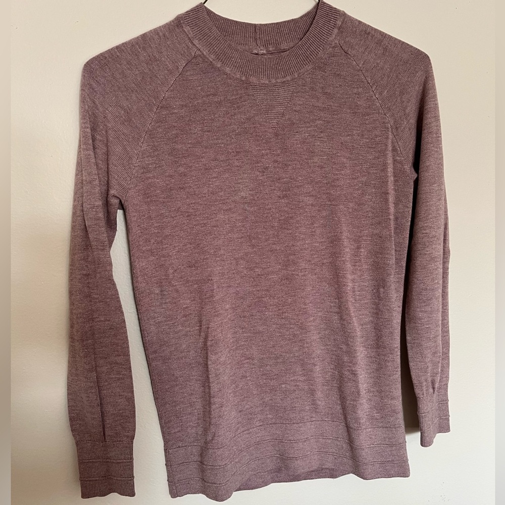 Lululemon light purple sweater